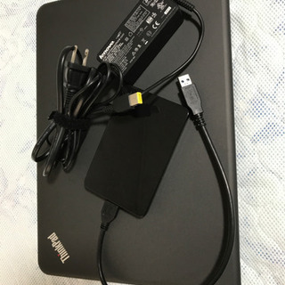 明日まで Lenovo ThinkPad E450  i3 8GB SSD240GB 外付けHDD付きの画像