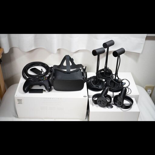 Oculus Rift オキュラスリフト PCVRフルセット追加センサーXBOXコントローラー付
