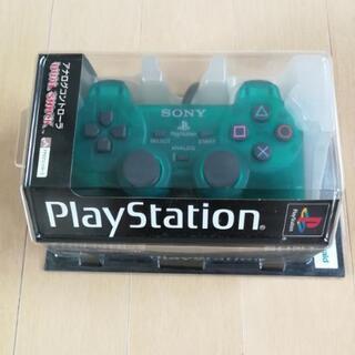 未使用！プレステ　コントローラ　スケルトン（エメラルド）