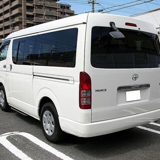 ★社会福祉法人１オーナー！ハイエースワゴン ロングGL10人乗り！福祉車両！毎年整備☆めちゃくちゃ綺麗☆車検4年8月【くるま出品代行.com】★の画像