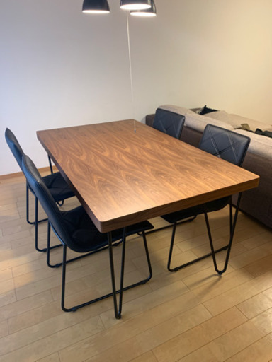 ダイニングテーブル5点セット