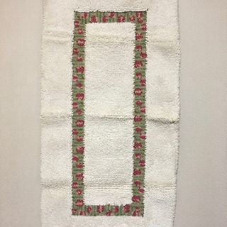 BRIGITTE PARACCHI&C バスマット　マット　55×110 綿100% ITALY の画像