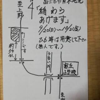稲わら無料