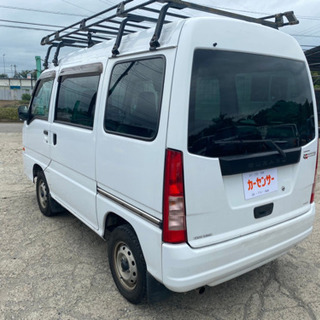 車検令和4年9月 h22年式 サンバーバン キーレス タイベル交換済み ETC メンテナンスノート 車検2年付支払総額13.8万円★★の画像