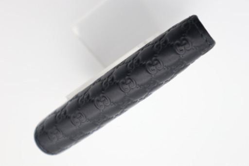 《GUCCI グッチシマ マイクロGG 二つ折り財布》レザー Aランク 送料無料