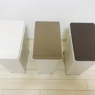【3個セット】 ゴミ箱 スリム 分別 20リットル キッチン ごみ 分類の画像