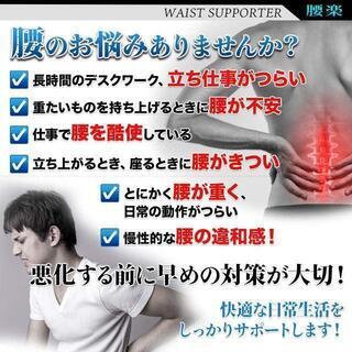 【新品】【選べる5サイズ】腰痛 コルセット 薄型 通気性抜群 姿勢矯正 シェイプアップの画像