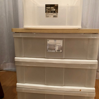 ウッドトップチェスト