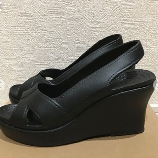 【22.0〜22.5cm】美脚オフィスサンダル ヒール7〜8センチ【美品】の画像