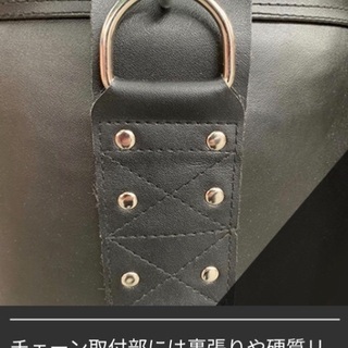 格闘家でも思いっきり打ち込めるレベルの上質品です。 《新品》【高級本格サンドバッグ・中身入り】の画像