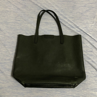 23区  本革トートバッグ カーキ