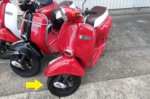 ホンダ ジョルノ AF24 赤 2スト ふじみ野市内、米沢市内配送無料！