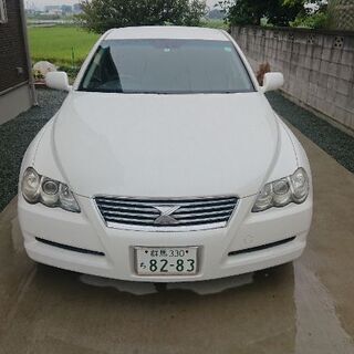 只今商談中…。120系マークX 車検有り ワンオーナー 群馬県内なら名変代込みの画像