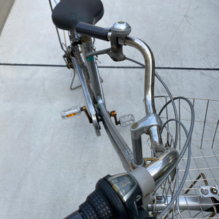 オートライト自転車　鍵付きの画像