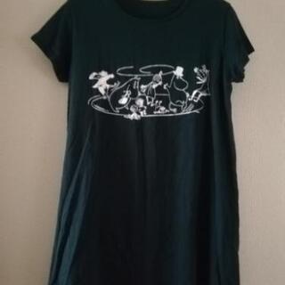 お渡し先決定してます。フェリシモ　ムーミン　深緑　ロングTシャツ