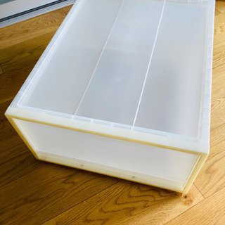 無印良品　ポリプロピレンケース引出式の画像