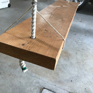 手作りブランコの画像