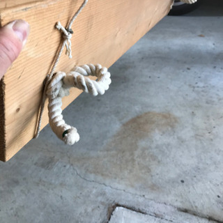 手作りブランコの画像