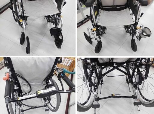 車いす 自走式 介助式 Nick TRシリーズ TR1 全長108×全幅68×全高113~130㎝ コンパクト 苫小牧西店
