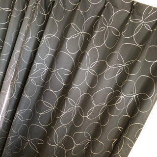 【中古】遮光カーテン　４枚セットの画像