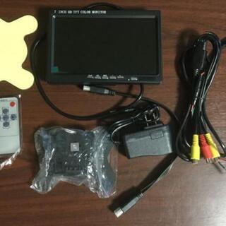 新品同様！７インチオンダッシュモニター　HDMI＆PC(VGA)...