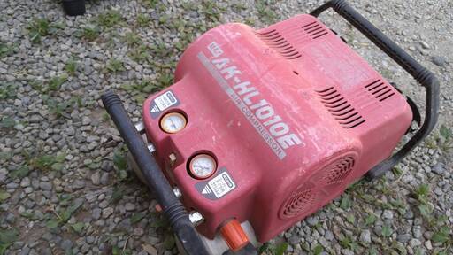MAX AK-HL1010E 高圧エアコンプレッサー 始動だけ確認 ジャンク扱い 山形発