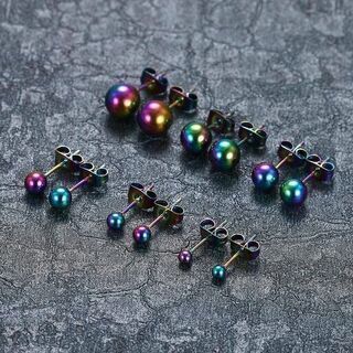 【新品】【6ペア12個セット】【日本全国郵送相談可】ピアス メンズ ステンレス ピアス レディース シンプル ピアス キャッチ 片耳 両耳 ピアス ボディピアス おしゃれ 軟骨ピアス イヤリング 男女兼用 プレゼント 最適 の画像