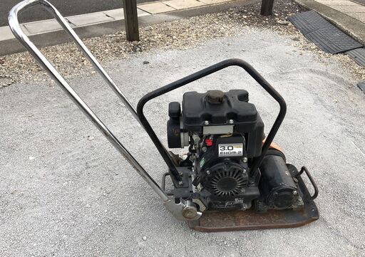 日立 プレートランマー プレートコンパクター 49kg ZV40PF 動画あり　ガソリン 土木 転圧 舗装　愛知　岐阜　一宮市