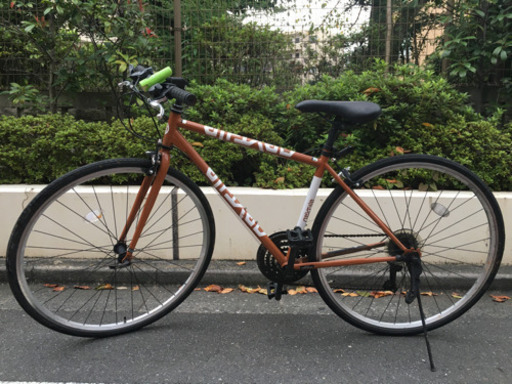 クロスバイク ブラウン
