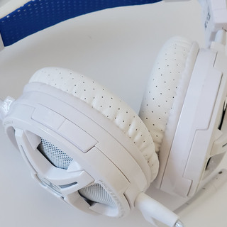 Mixcder Power PS4 ゲーミングヘッドセット ゲーム用 ヘッドホン 高音質 マイク付き USB  ホワイト の画像