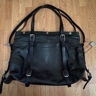 【Lサイズ✨】パトリックステファン アトリエバッグ 2way レザー 大容量 黒 名作 PATRICK STEPHAN 2way レザー アトリエ バッグ L パトリック