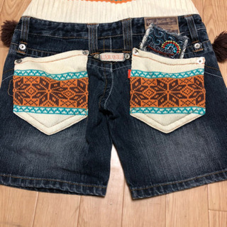 デニムパンツ  ブルームーンブルー  w26の画像