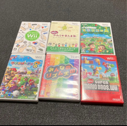 wii 本体　ソフト6本セット