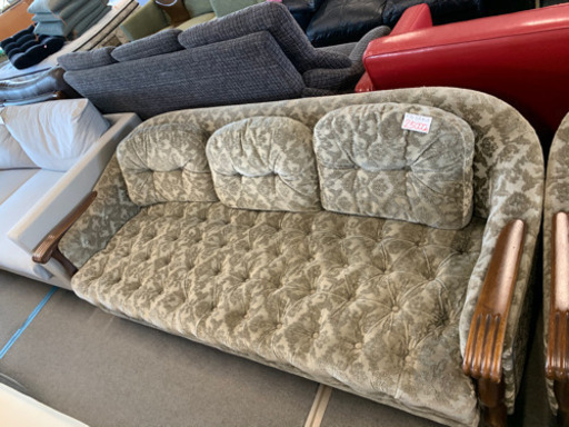 レトロ　ソファ３点セット