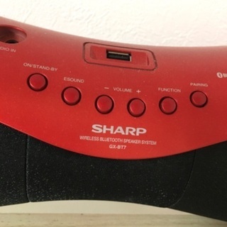 SHARP  GX-BT7 ワイヤレススピーカーの画像