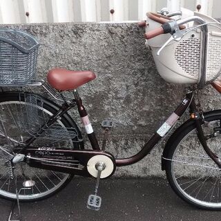 《市内配達無料》《防犯登録料金込み》中古車　子供乗せ自転車　espo　ブラウン