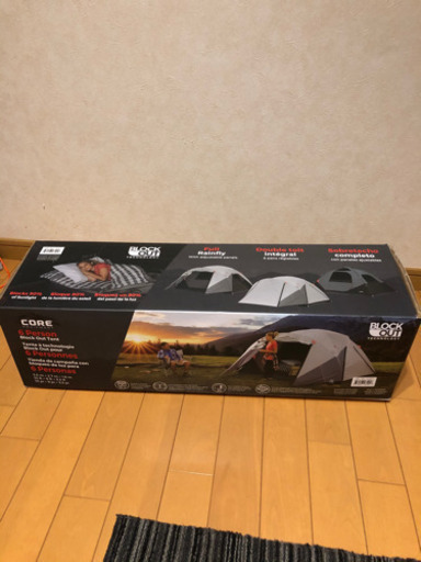 展示品 CORE 6人用ブロックアウト光遮断テント 3.0m×2.7m