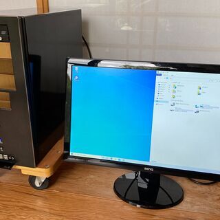 デスクトップパソコン+フルHDモニタ SSD240GB+HDD8...