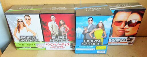 ☆DVD/Burn Notice バーンノーティス 元スパイの逆襲 DVDセット SEASON.1～4◆自宅で一気に楽しめる！