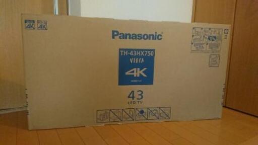 新品･未開封 43V型 4K 液晶テレビ　TH-43HX750\n\n