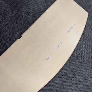 500円進呈→カウンターの天板。キズのないツルツルで丈夫な幅120cm。の画像