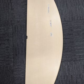 500円進呈→カウンターの天板。キズのないツルツルで丈夫な幅120cm。の画像