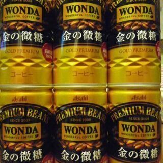 缶コーヒー　Asahi　WONDA　金の微糖　６本
