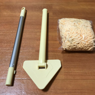 トイレ、床モップ　【新品換えモップ2枚入り】の画像