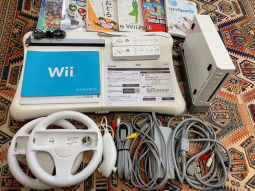 任天堂 wii フィット 一式