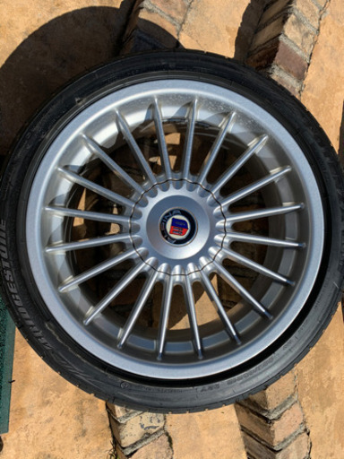 アルピナ　クラシックホイール　ブリヂストンポテンザほぼ新品　前225/ 40r18  後255\\35r18