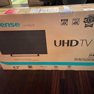 新品　未開封　ハイセンス　液晶テレビ  43E6800 ［43イ...