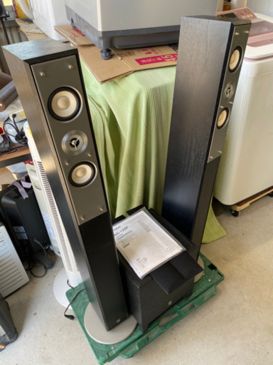 ヤマハトールスピーカーペア and パワードサブウーファー
