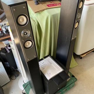 ヤマハトールスピーカーペア and パワードサブウーファー