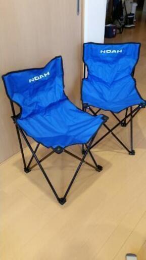 アウトドアチェア2脚　2500円　キャンプ　屋外　折り畳み　椅子